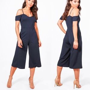 ⭐️3/$20 SALE⭐️  OFF SHOULDER JUMPSUIT in Navy